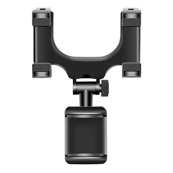 360° Adjustable Rearview Mirror Phone Holder – Universal Car Bracket for All Smartphones