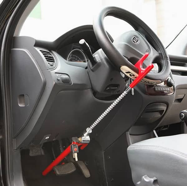 Universal Anti-Theft Steering Wheel Lock