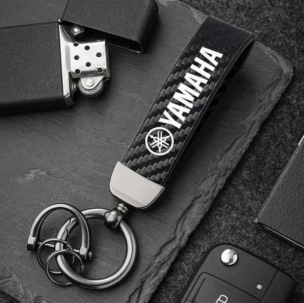 Carbon Fiber Metal Key Cover for Yamaha