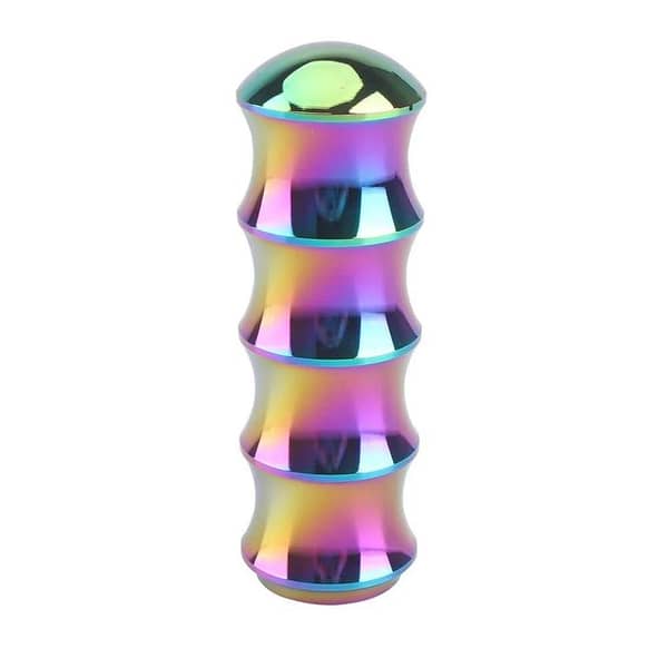 Auto Universal Aluminum Alloy Round Gear Shift Knob, Colorful (8 Colors) – Fits All Models