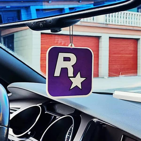 GTA Car Air Freshener Hanging Card – Purple with Long-Lasting Fragrance