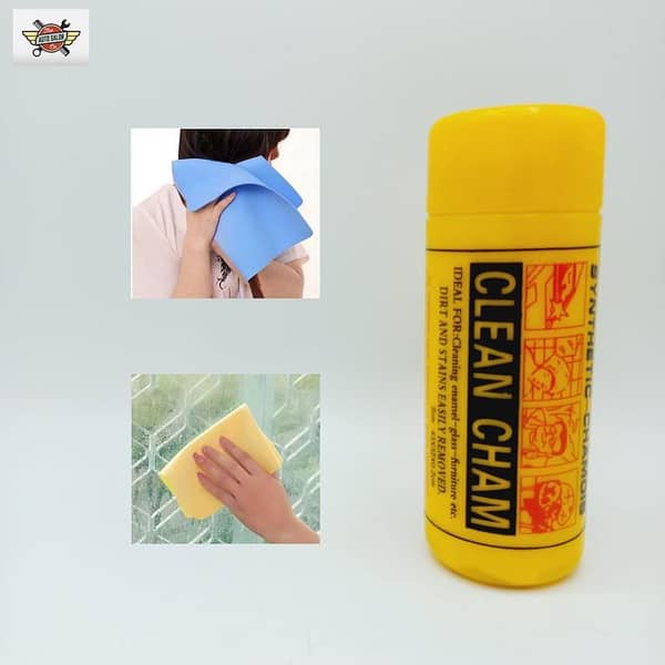 Quick Drying Car Wash Chamois Leather, Small (PVA) - Absorbent Towel