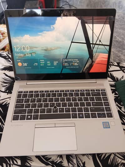 Hp core i5 8th generation with touch screen elite book