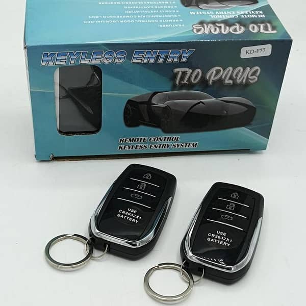 T10 Keyless Entry System Universal for Most Cars – New Toyota Land Cruiser 2025 Style Remote