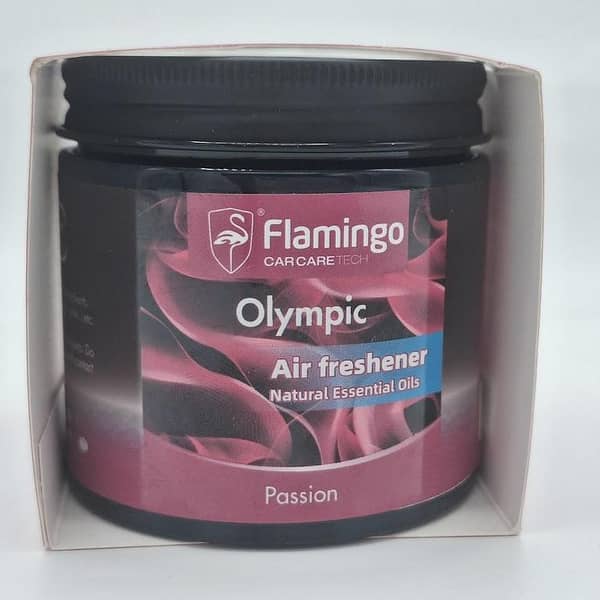 Flamingo Olympic Air Freshener Gel 220g – Passion Scent with Natural Essential Oils