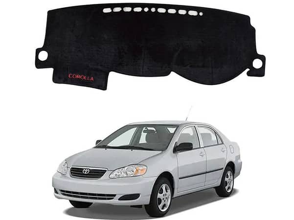 Toyota Corolla (2002-2008) Pure Velvet Dashboard Mat — Perfect Fit, Imported