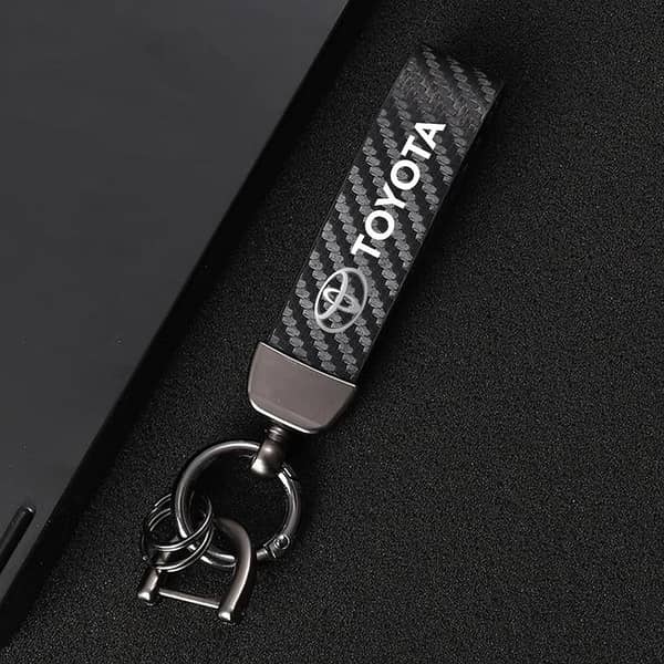 Carbon Fiber Metal Key Cover for Toyota – Premium Key Protection Case