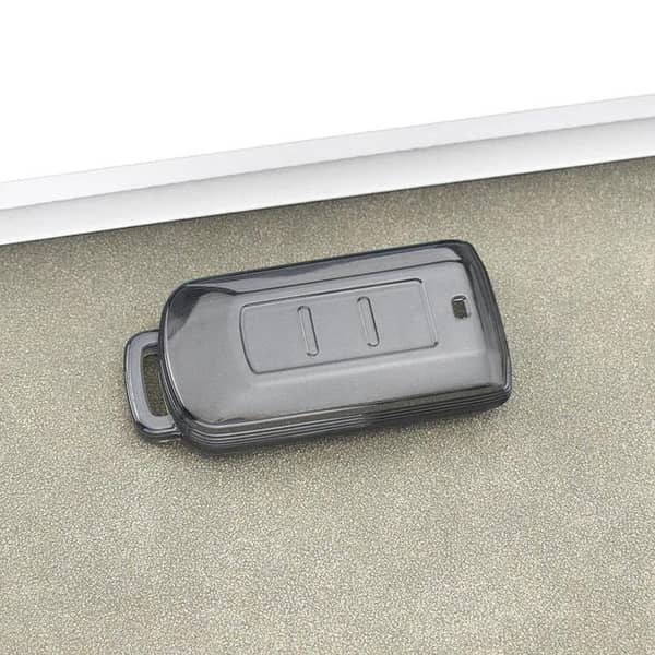 Mitsubishi EK Wagon / Nissan Dayz Transparent Car Key Cover (Smoke) - Push Start, No Keychain, Includes Cover Only