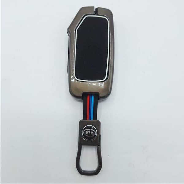 Kia Sportage 2025 Remote Key Cover – Premium Alloy Metal Case with Keychain