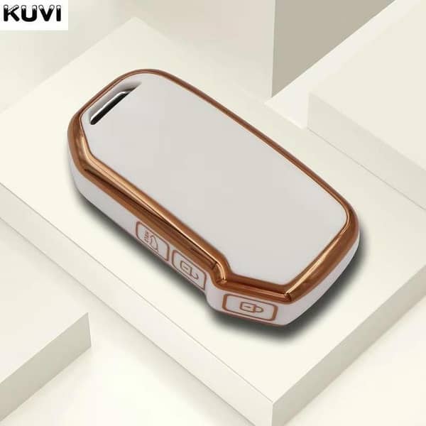New Kia Sportage Alpha TPU Remote Cover – White Edition (Premium Key Protection)