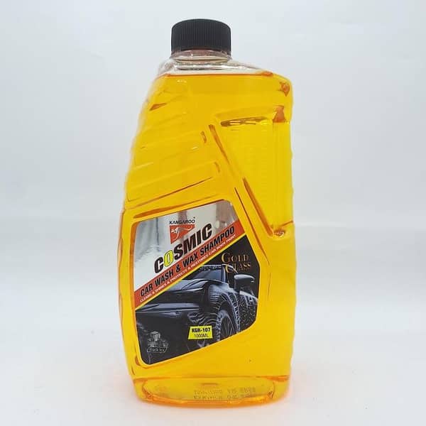Kangaroo Cosmic Car Wash & Wax Shampoo Gold Class 1000ml (2-in-1 Cleaner and Shine Protector)