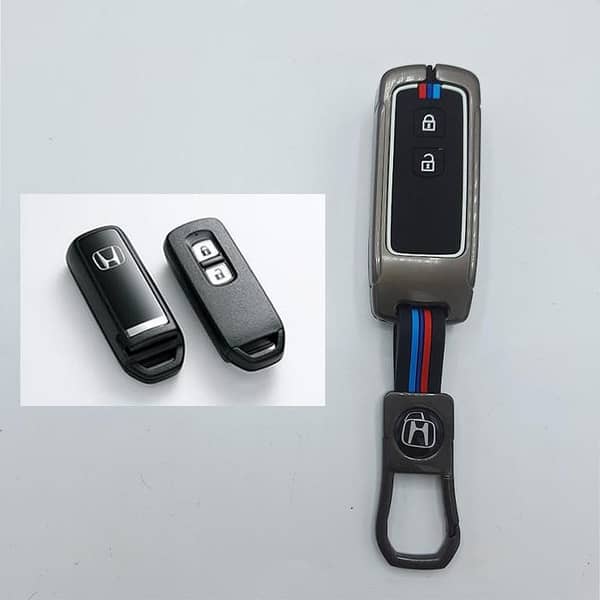 Premium Honda N-Box Key Metal Cover – BMW-Style Protection and Sleek Design