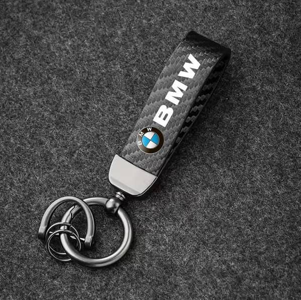 Carbon Fiber Metal Key Cover for BMW – Premium Car Key Protection Case