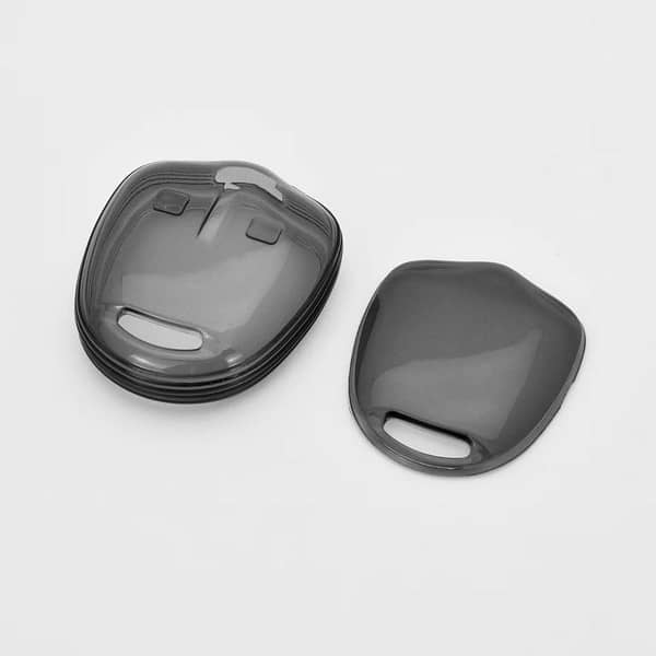 Mitsubishi Lancer Transparent Car Remote Key Cover - Smoke, 1 Piece (No Keychain) -