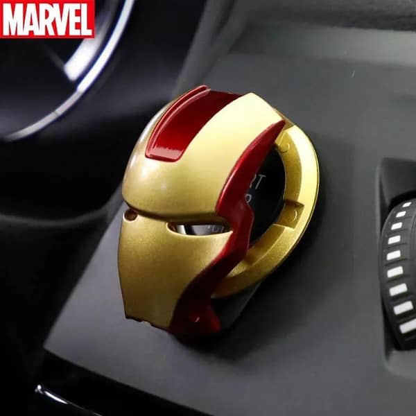 IronMan Style Push Start Button Cover – Marvel Edition