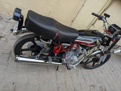 Honda cg 125 new condition dabble tanky tapy meter janion silencer