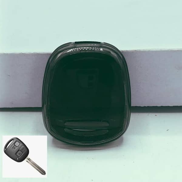 Toyoya Corolla 2005 Transparent Car Key Cover in Smoke