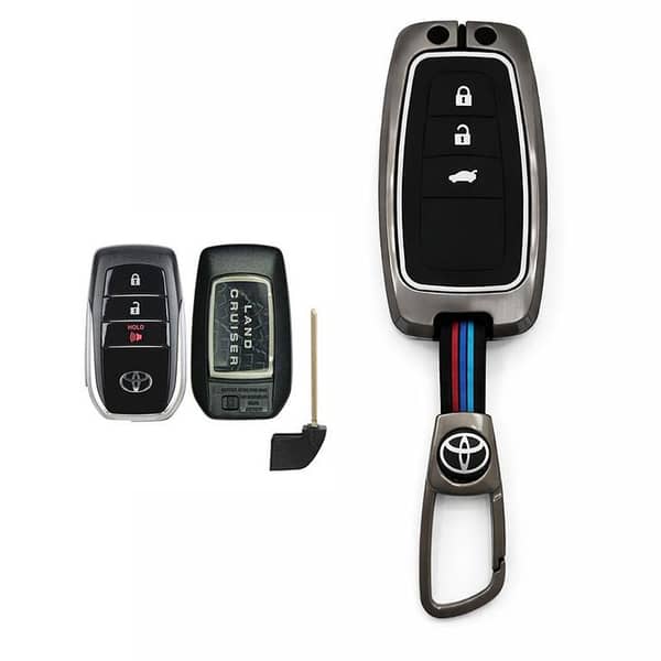Premium Land Cruiser Key Metal Cover – BMW-Style, Durable Protection & Sleek Design