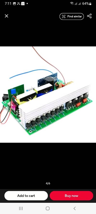 Pure Sine wave 12V to 220V inverter circuit board 800W