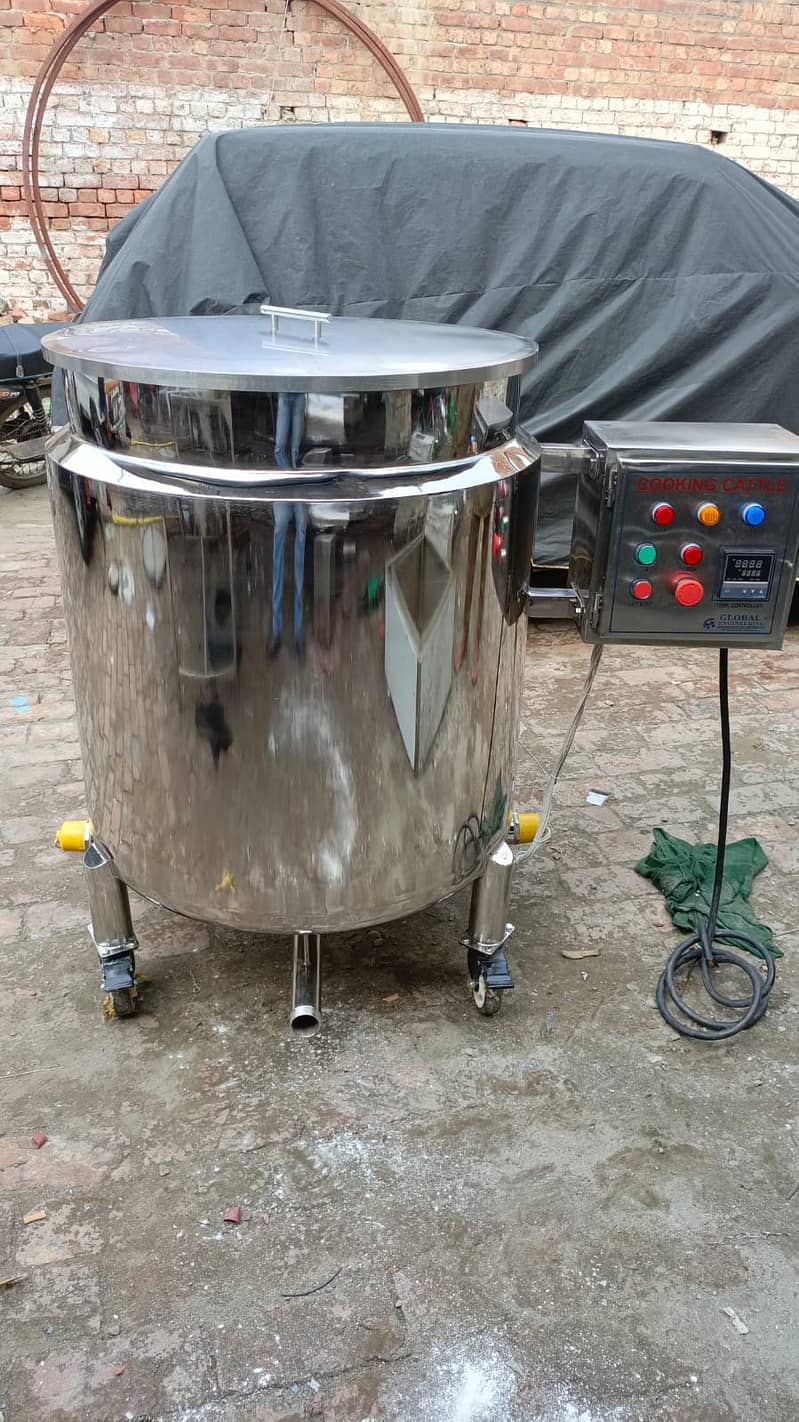 Double Jacket Cooking Kettle 0