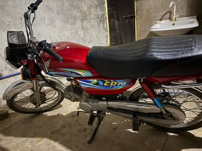 Honda CD 70 model 2024 applied-for urgently sall