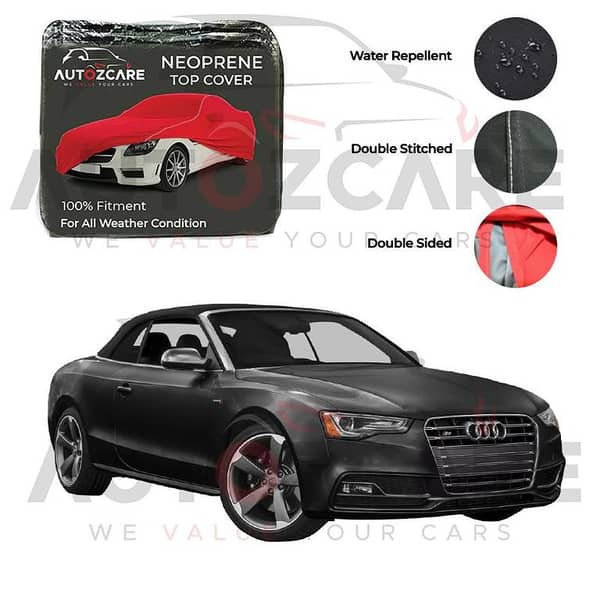 Audi S5 Neoprene Car Top Cover - Model 2007-2017