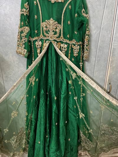 Branded Mehndi Dress Only One Time Wear
