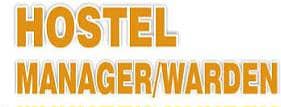 I need a hostel warden job