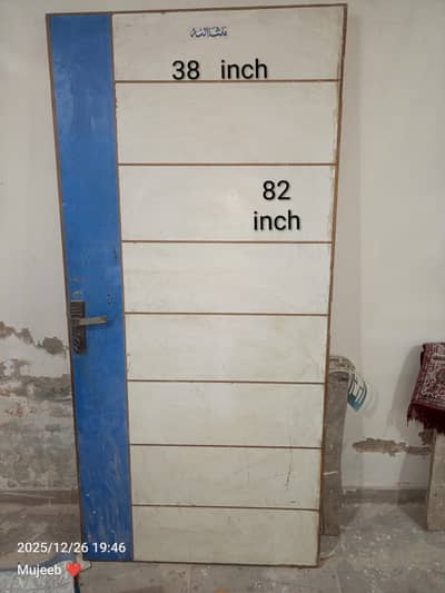 Used Wooden Door 38×82 Inch – Good Condition