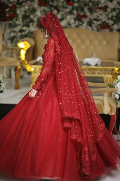 Bridal Barbie frock