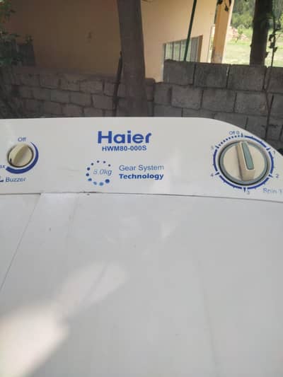 haire washer dryer machine new halat ma hia Botha km used howi hia