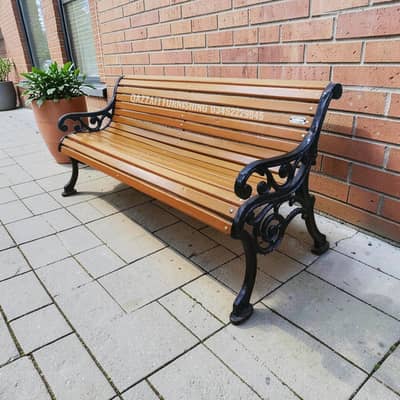 cast iron wooden bench Garden bench park bench outdoor benches frp