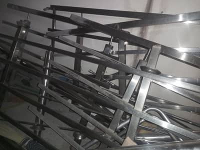 safety steel less steel grill