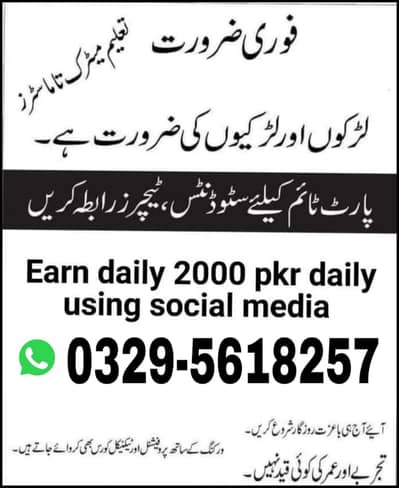 Online work in Pakistan