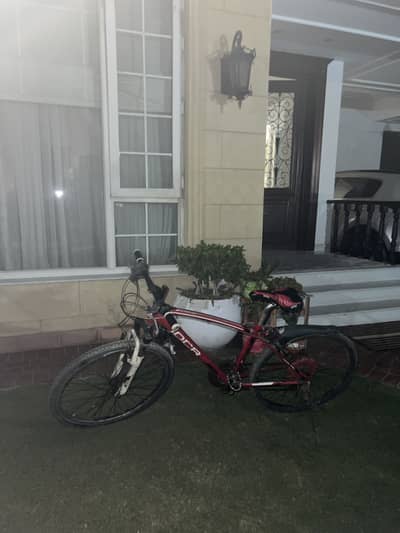 Used red cycle