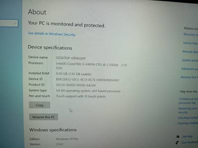 Intel Core i5-8400H Laptop | 8GB RAM | 256GB SSD