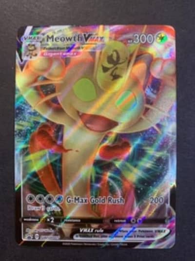 Meowth Vmax original 10/10 condition