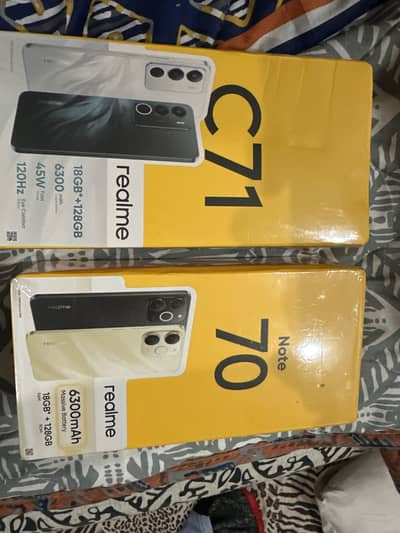 Realme C71 box pack