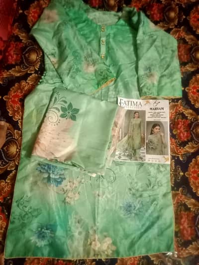 chamki lawn dress not used