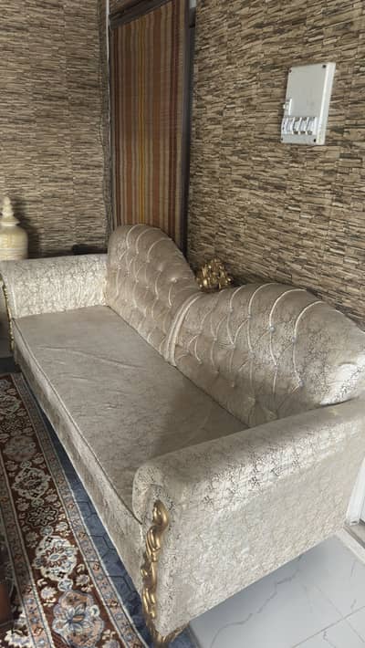 5 seater Sofa set and dining table 6 chair