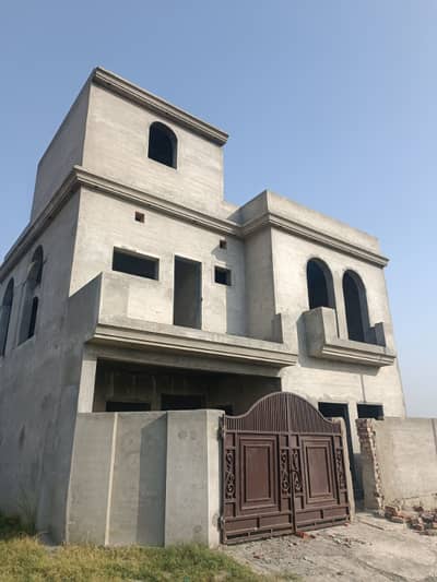 6 Marla Grey Structure House At Affordable Price