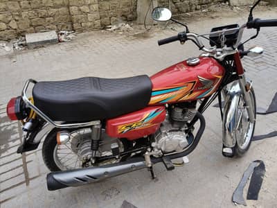 Honda CG 125 2026 Model (Red Color)