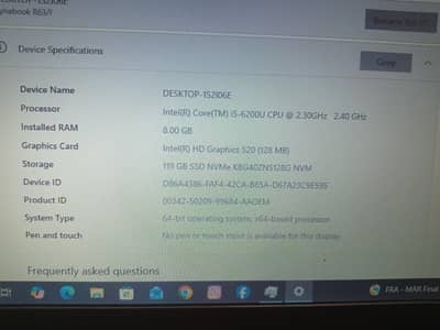 Toshiba Laptop For sale