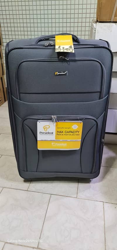 president soft 4 wheel luggage and travel bags