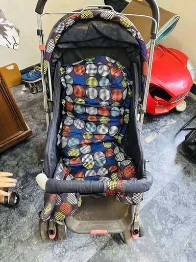 Baby stroller slide play pen air bed