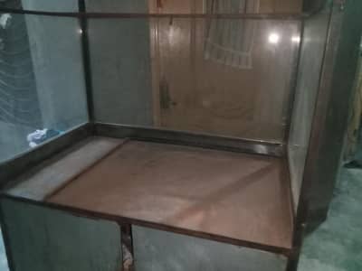 counter and mirror