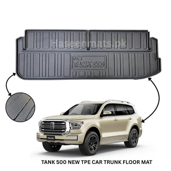 Tank 500 TPE Trunk Mat – Diggi Tray Boot Liner, Custom Fit Waterproof