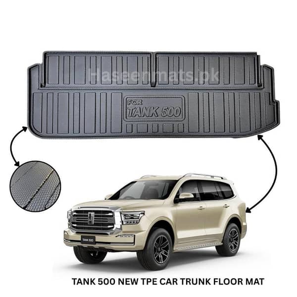 Tank 500 TPE Trunk Mat – Diggi Tray Boot Liner, Custom Fit Waterproof