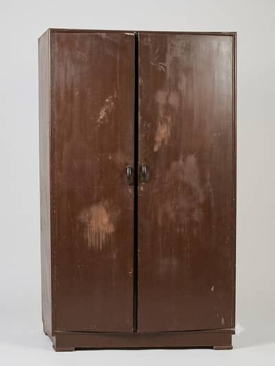 solid wood double sided cupboard