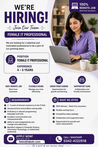 Work From Home Opportunity: Female Sales Executives Wanted